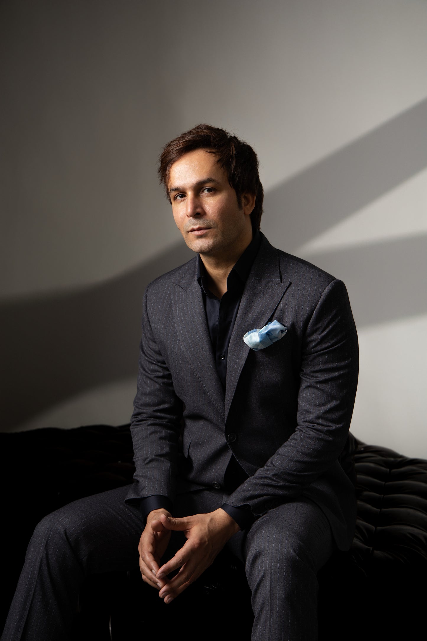 DARK GREY STRIPED SUIT