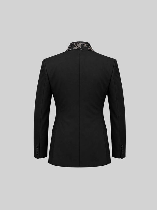 METAL BEADS EMBROIDERY TUXEDO