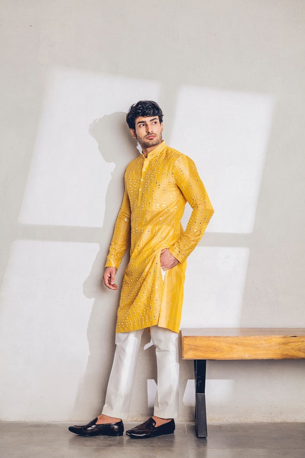 MUSTURAD MIRROR KURTA SET