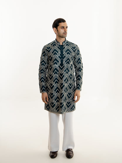 GOLDEN GOTTA WORK KURTA PANT SET