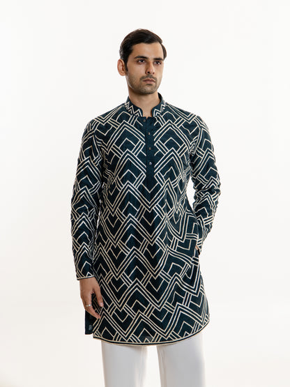 GOLDEN GOTTA WORK KURTA PANT SET