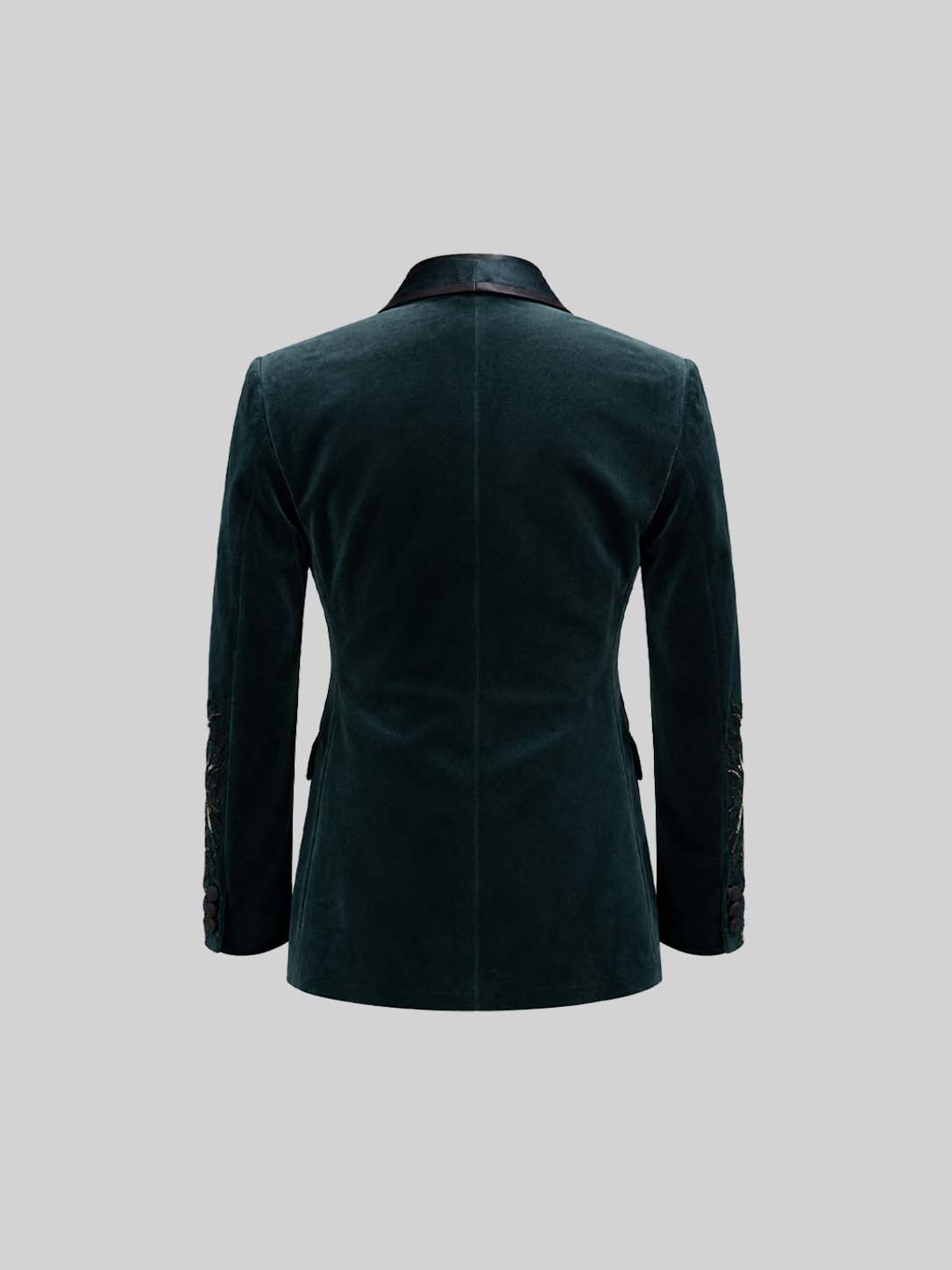 Emerald Green Embellished Tuxedo