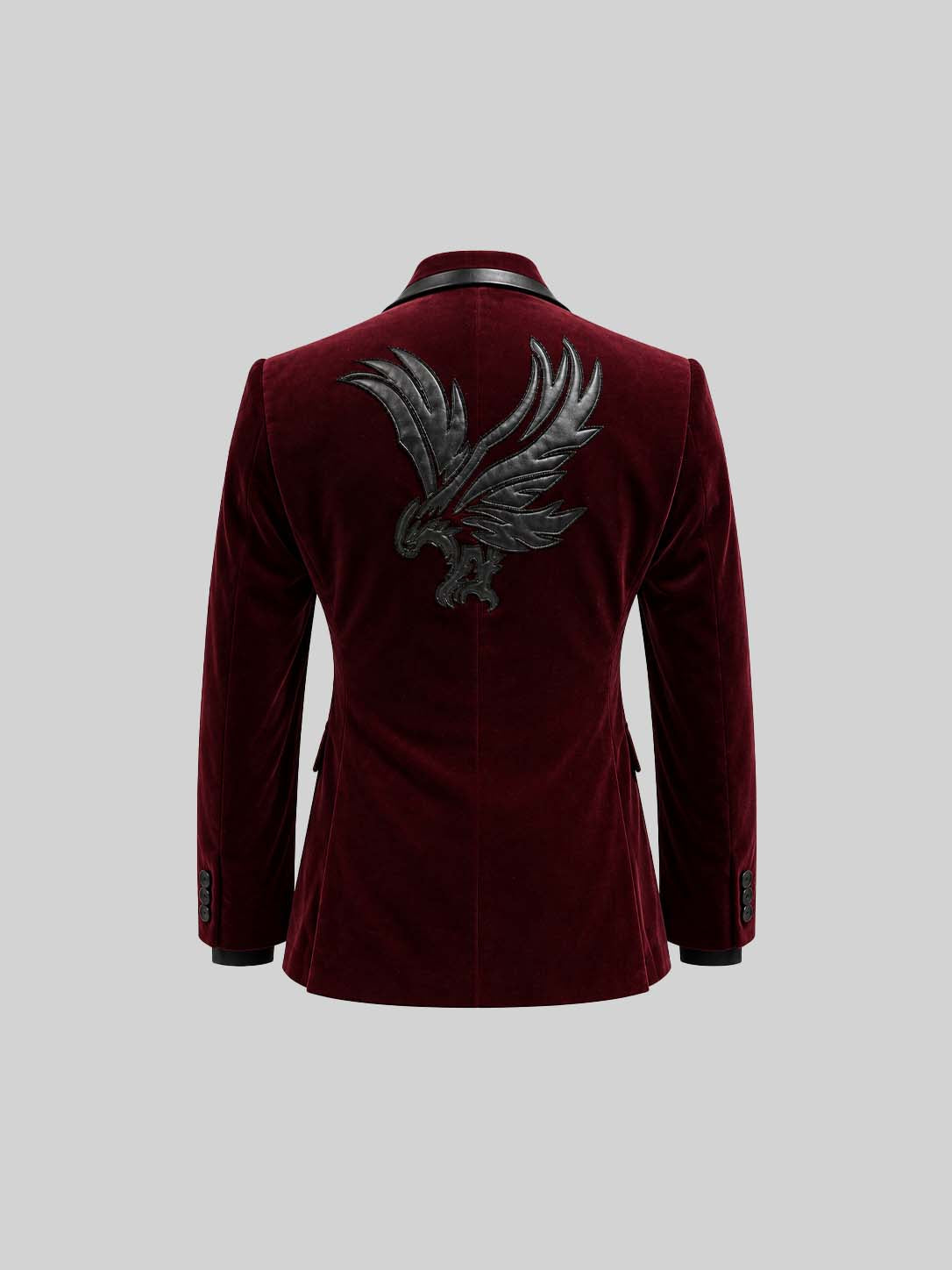 WINE SILK VELVET TUXEDO