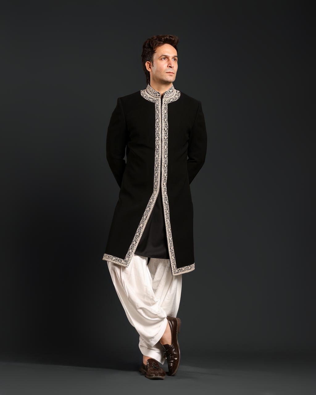 COKE BLACK THREAD WORK ACHKAN