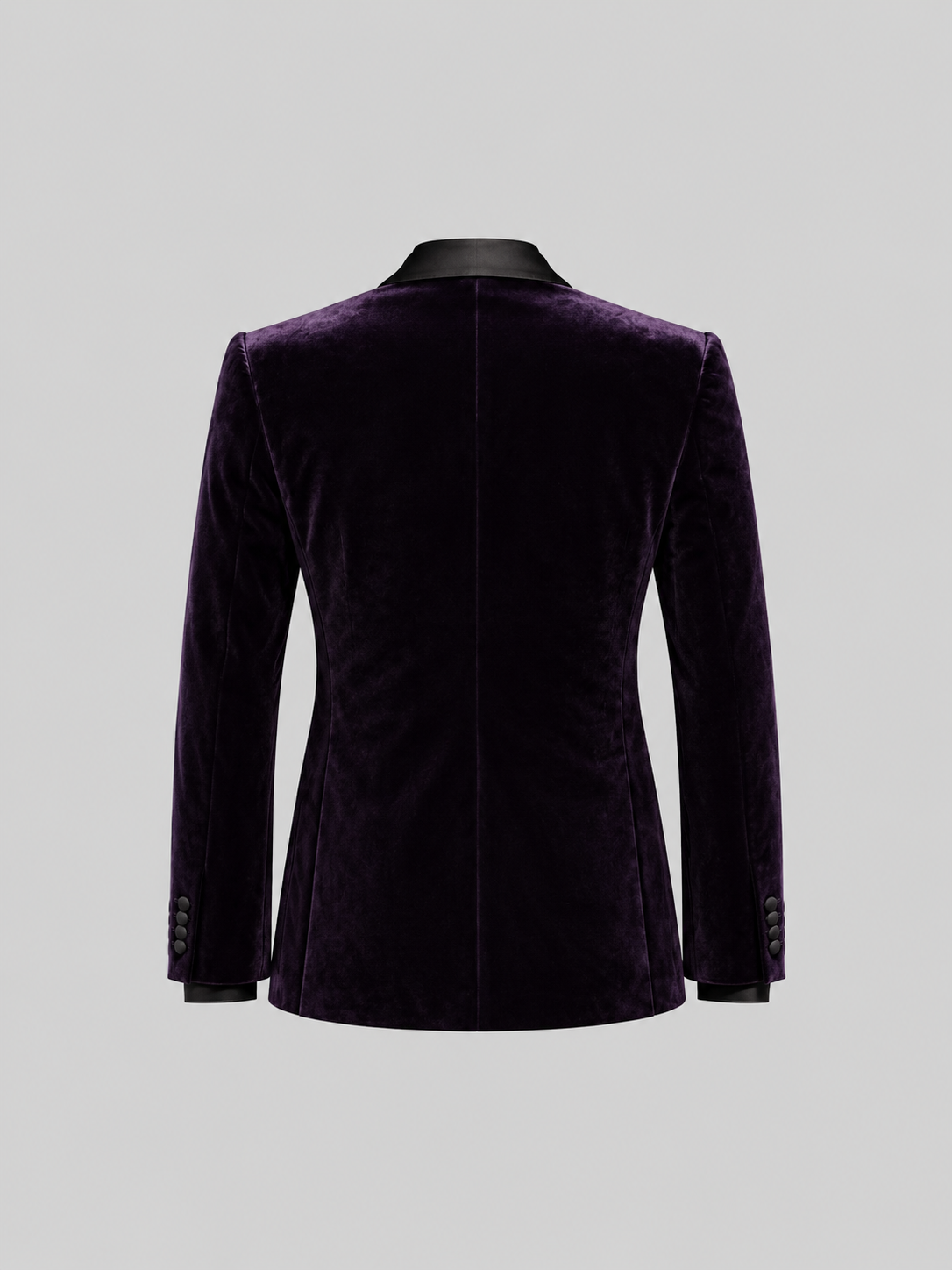 VIOLET SHAWL LAPEL SILK TUXEDO