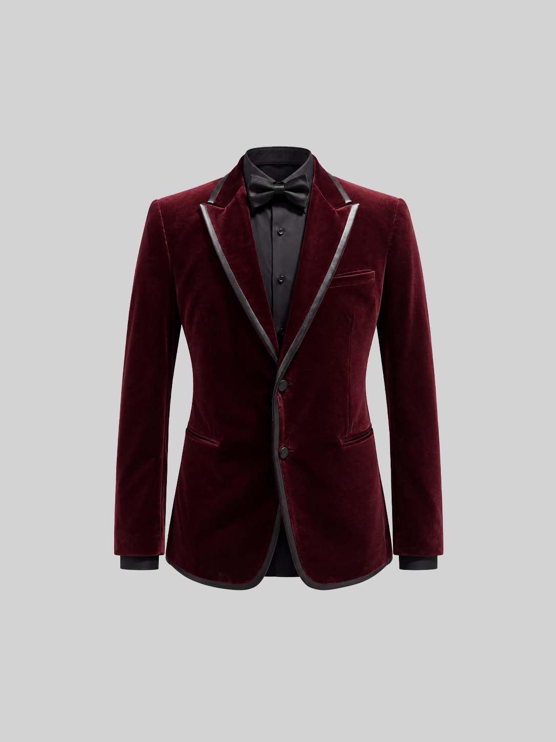 WINE RED SHAWL LAPEL TUXEDO