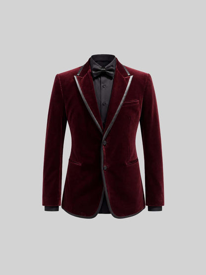 WINE RED SHAWL LAPEL TUXEDO