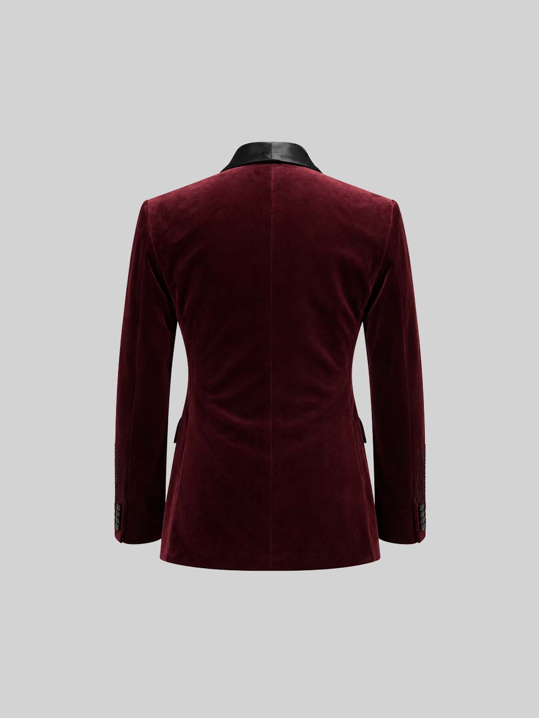 WINE RED SHAWL LAPEL TUXEDO