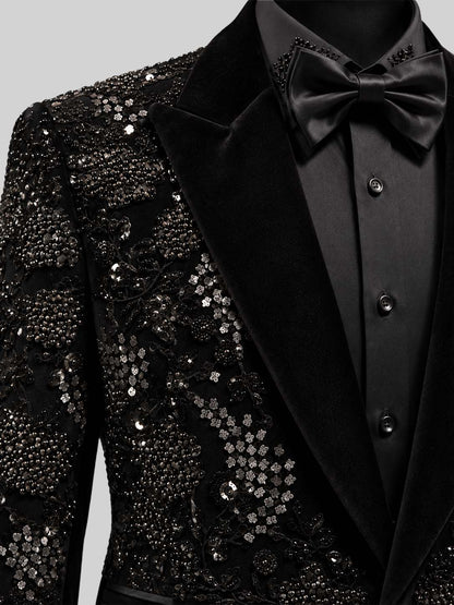 CRYSTAL EMBROIDERY TUXEDO