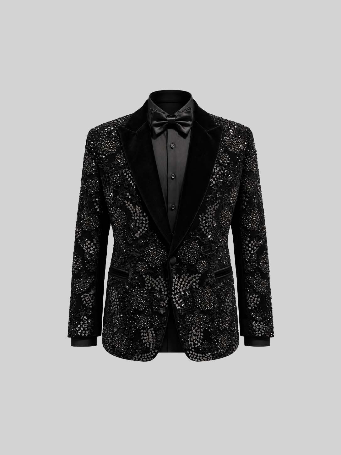 CRYSTAL EMBROIDERY TUXEDO
