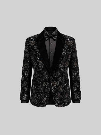 CRYSTAL EMBROIDERY TUXEDO