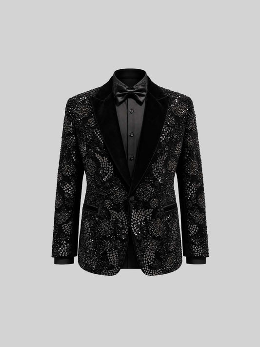 CRYSTAL EMBROIDERY TUXEDO