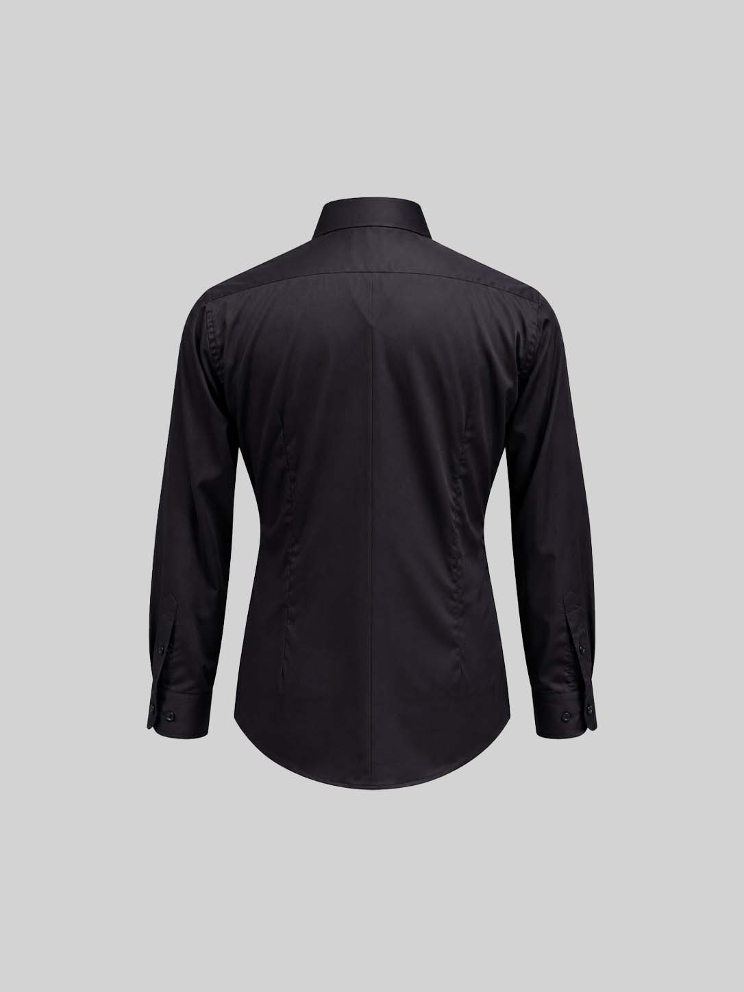 Embroidered Cotton Satin Shirt