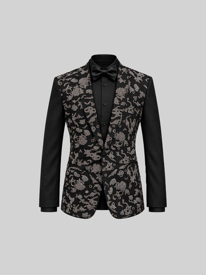 METAL BEADS EMBROIDERY TUXEDO