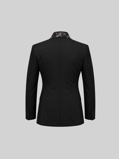 METAL BEADS EMBROIDERY TUXEDO