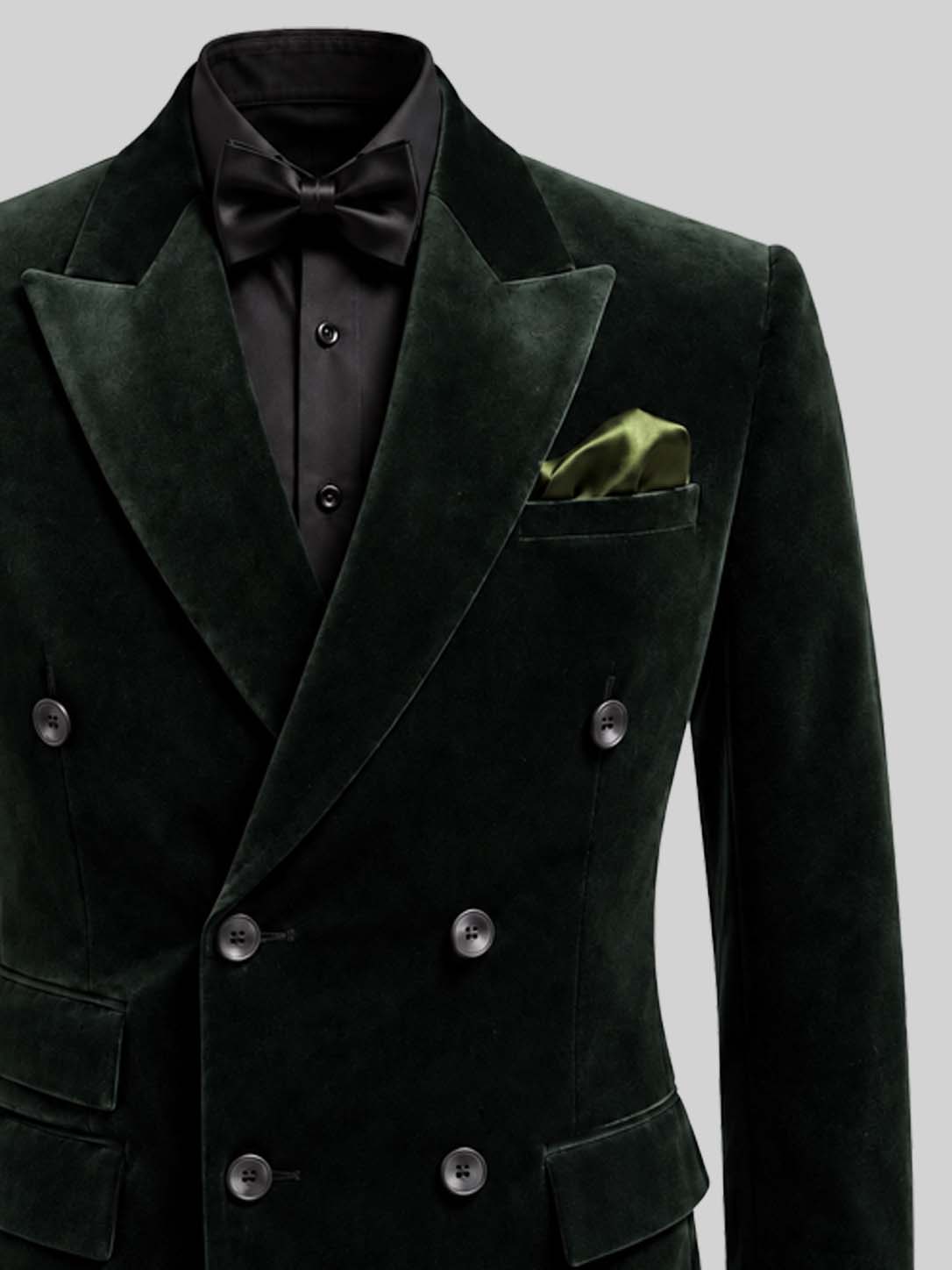 EMERALD GREEN DOUBLE-BREASTED TUXEDO