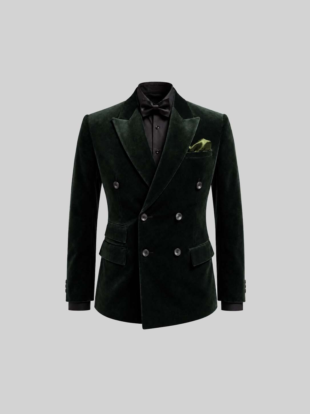 EMERALD GREEN DOUBLE-BREASTED TUXEDO