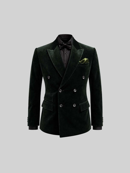 EMERALD GREEN DOUBLE-BREASTED TUXEDO